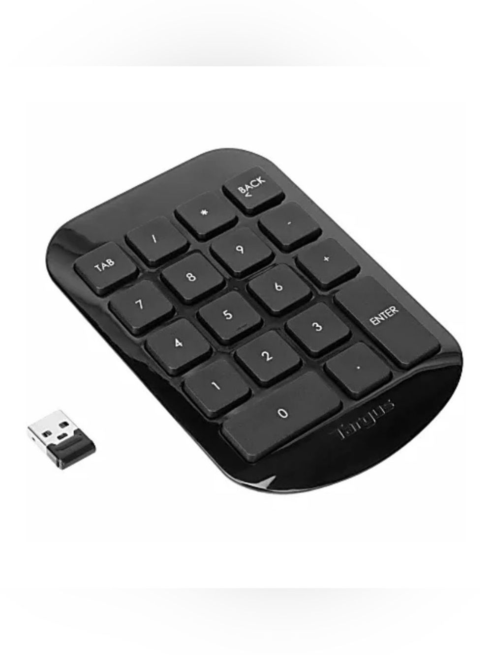 Targus Black Wireless Numeric Keypad with USB Receiver Tested Working Perfectly